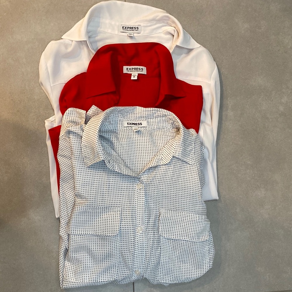 Express Portofino long-sleeve blouse Bundle